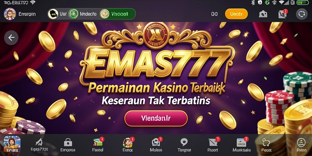 Tampilan gameplay seru dan menarik dari EMAS777.