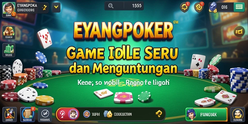Tampilan gameplay EYANGPOKER yang seru dan mengasyikkan.