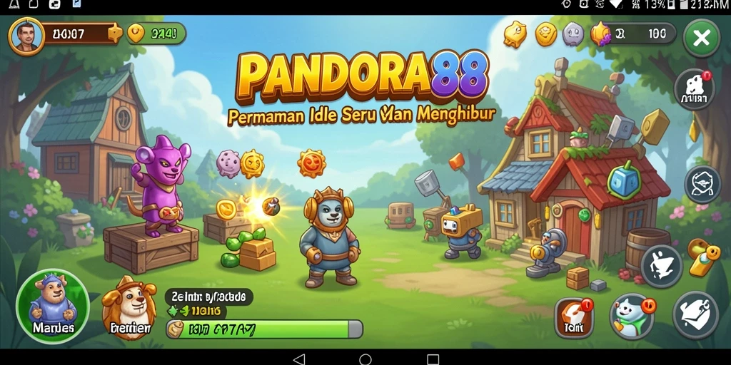 Screenshot gameplay PANDORA88 menampilkan aksi seru dan visual yang menarik.