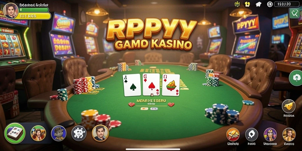 Menampilkan gameplay Kasino yang penuh aksi dan menyenangkan.